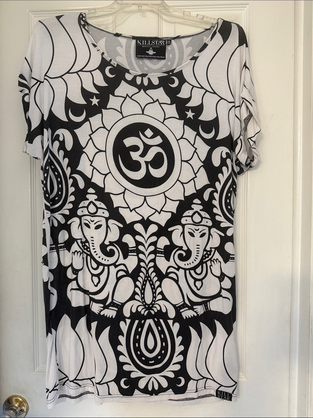 Killstar Ganesh Om Lotus Tshirt Dress